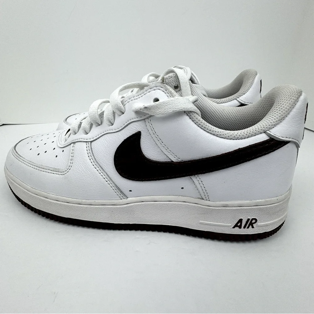 Nike Air Force 1 Low Anniversary Edition. White and Chocolate Brown. Mens size 9